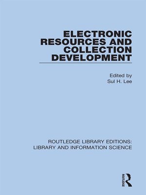 cover image of Electronic Resources and Collection Development